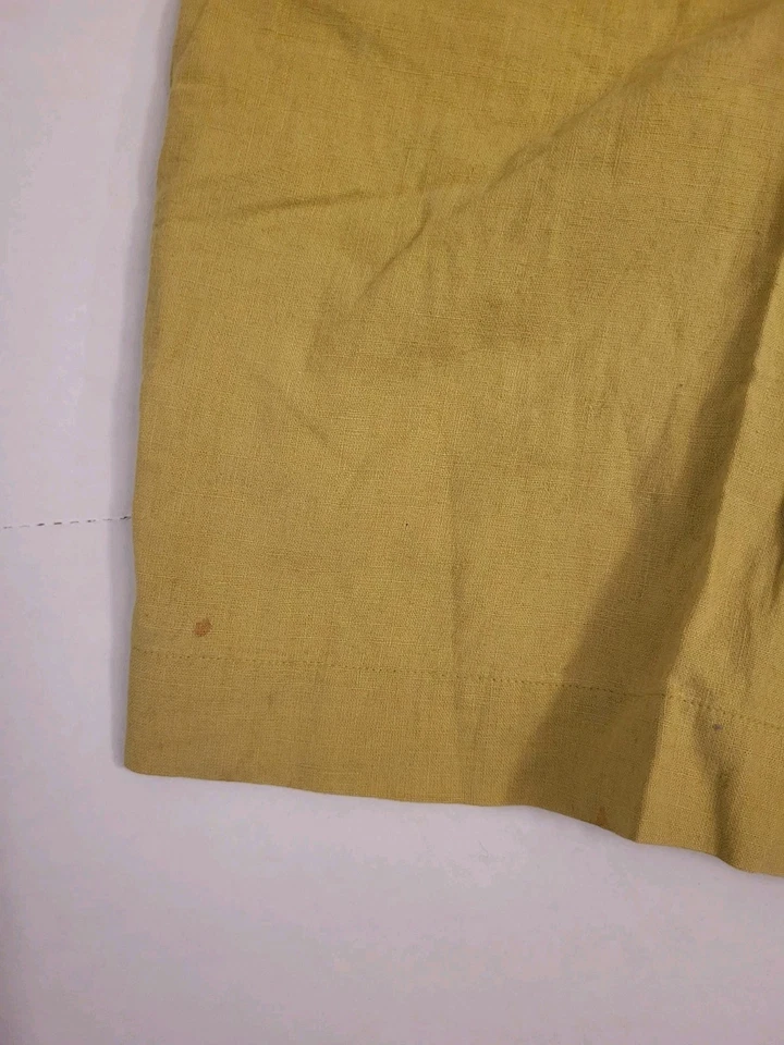 Pantalones Cortos Vintage Años 90 Gap Para Mujer Talla 7/8 Verde Pantano/Lino Lima Mezcla Algodón Foto 3 de 4