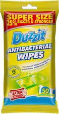 Antibacterial Wipes, Pack of 50