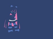 Anime panty and stocking with garterbelt minimalism Custom Gaming Mat Desk