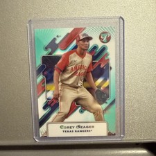 2025 Topps Pristine #253 Corey Seager Aqua Refractor /199