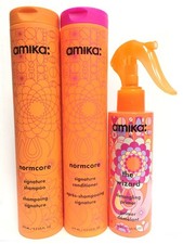 3 PACK Amika Normcore Shampoo, Conditioner The Wizard, 2 x 9.2 oz 5 oz