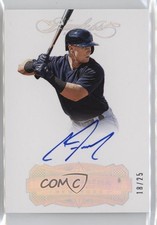 2017 Panini Flawless Flawless Signatures 18/25 Clint Frazier #FS-CF Auto 6fs