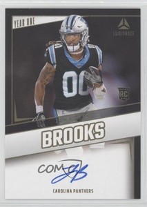 2024 Panini Luminance Year One Signatures RPS Jonathon Brooks Rookie Auto RC