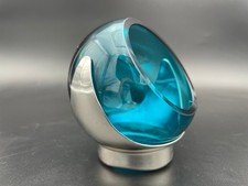 Quist Vario Kugel 60er 70er Glas Blau Space Age Schale Kristall Mid Century