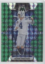 2023 Panini Mosaic Green Mosaic Prizm Adam Vinatieri #98 1o8k