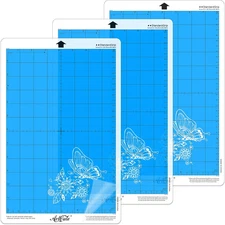 3 Pack Standard Grip Cutting Mats 8X12 Inch for Silhouette Cameo Portrait Adhesi