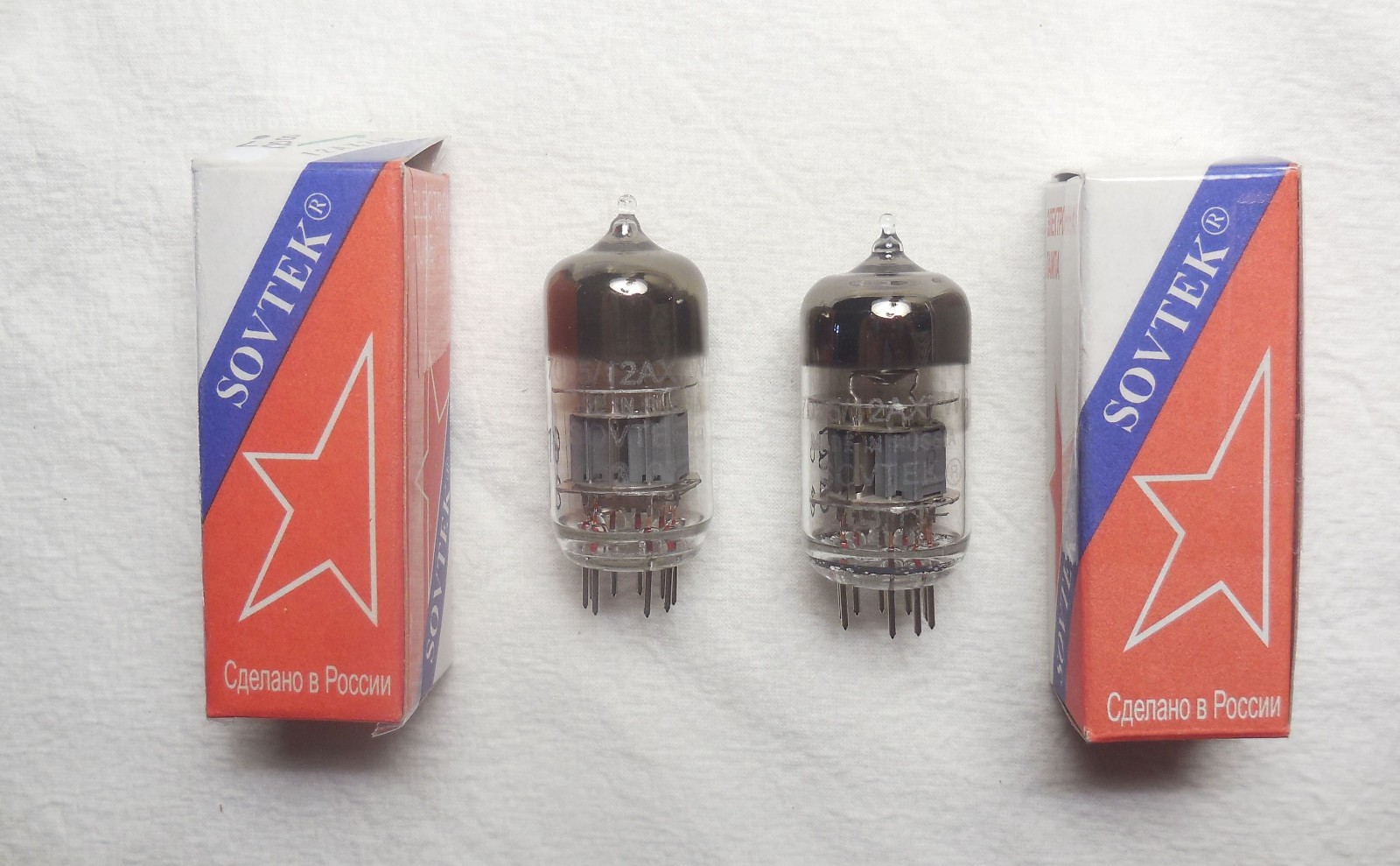 Pair NOS Sovtek 12AX7WB/7025 Audio Twin Triodes gm:80/88 87/81 B&K747