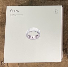 Oura Ring 4 Ceramic - Tide - Size 8 - Size Before You Buy JZ90-57461-08