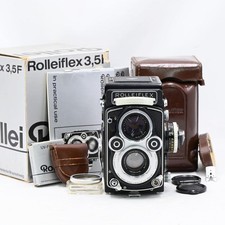 Rollei Rolleiflex 3.5F TLR Xenotar 75mm F3.5 White Face Top Mint in Box  9488