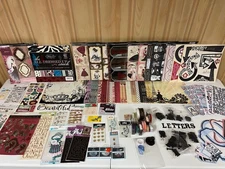 Fashion & Bling Scrapbook Crafting Kit - Paper, Ribbon, Embellishment, Stickers