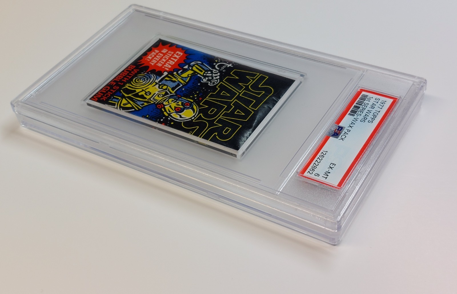 1977 Topps Star Wars 1st Series Wax Pack PSA 6, Luke Skywalker,  Freshly Graded! view 5