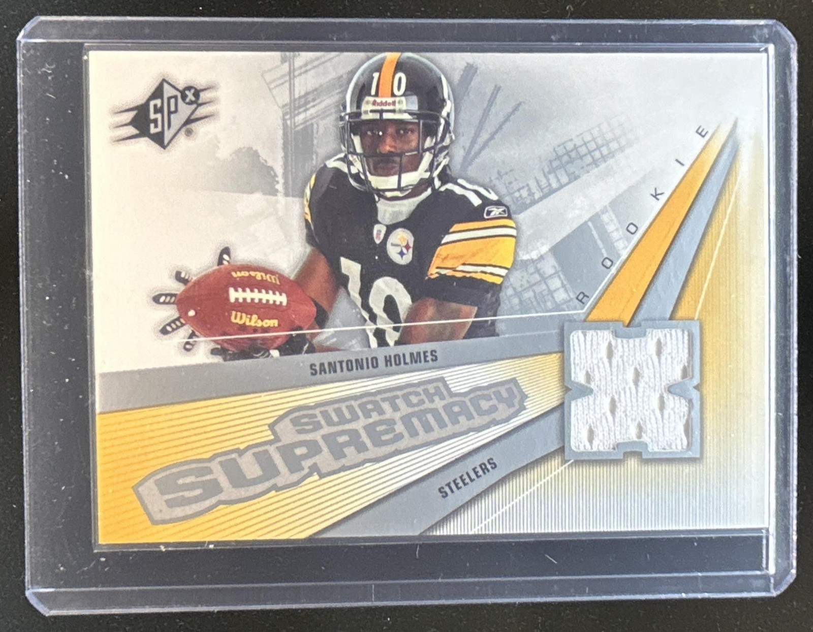 Santonio Holmes SPx Swatch Supremacy #SWSH Base