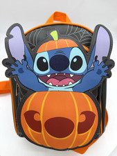 Bioworld Disney Stitch Halloween Pumpkin Mini Backpack NWT