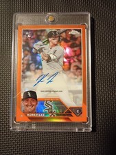 2023 Topps Chrome Update Series - Autographs Korey Lee #AC-KL Orange...