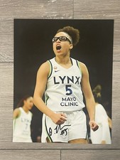 Olivia Miles Signed IP Autograph 8x10 Photo ALL STAR Minnesota Lynx ROY WNBA 1