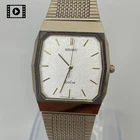SEIKO Dolce 9531-5150 Vintage 1987 [US Stock] Gold Tank Qz Tungsten Men's N.Mint
