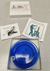 Pairpoint Glass Co. Cup Plate "Cape Cod" Cobalt Blue in box Vtg Sagamore,Mass. — photo 1