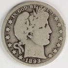 1893 O Barber Half Dollar