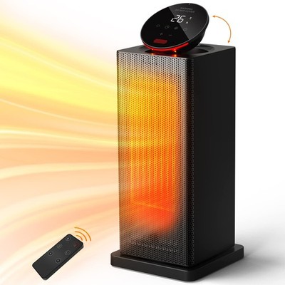 OMISOON Heizung 2000W, ECO Elektroheizung mit 90°Oszillation, Thermostat, 24H T