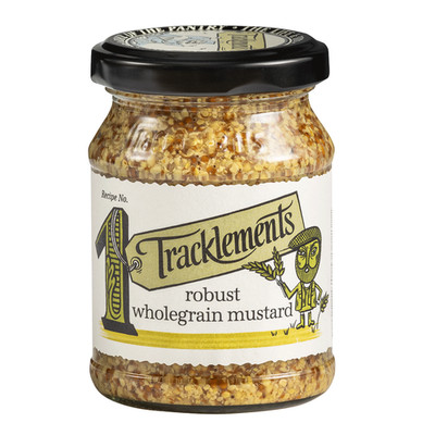 Tracklements Senf Wholegrain.