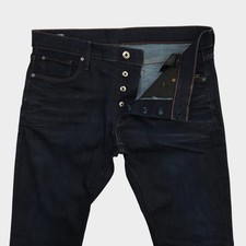 G-Star Raw 3301 Regular Tapered Dark Wash Indigo Mens Jeans 36x30