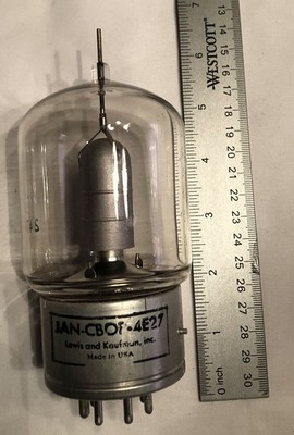 Heintz Kaufman JAN 4E27 Transmitting Pentode Air Cooled VHF
