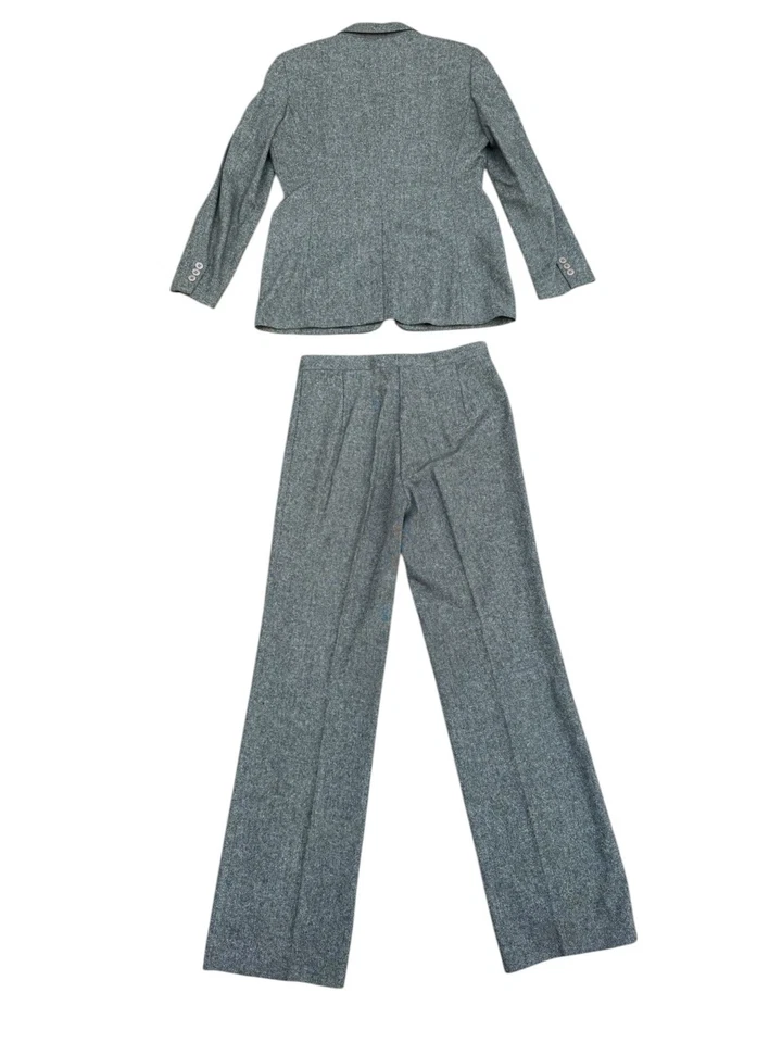 Traje Pantalones Alexander McQueen Vintage Gris Lana Talla IT 44 (se adapta a M) Foto 3 de 4