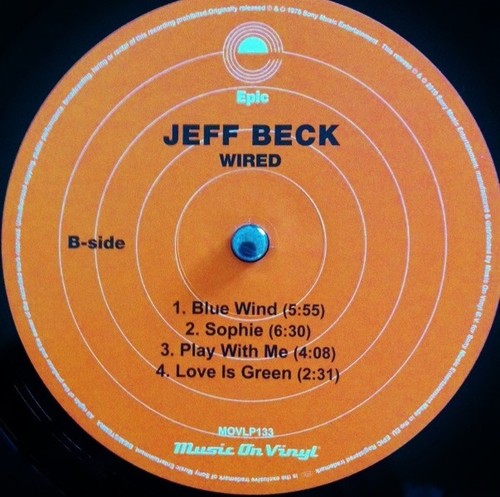 Jeff Beck - Wired (LP, Album, RE, RM, 180) (Mint (M)) - Picture 4 of 4