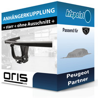 Oris AnhäNgekupplung Starr Passend für Peugeot Partner 06.2018-Jetzt Neu