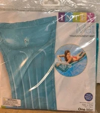 New Intex Mat 72 x  27 Inch Pool Float Lounge Green NIP