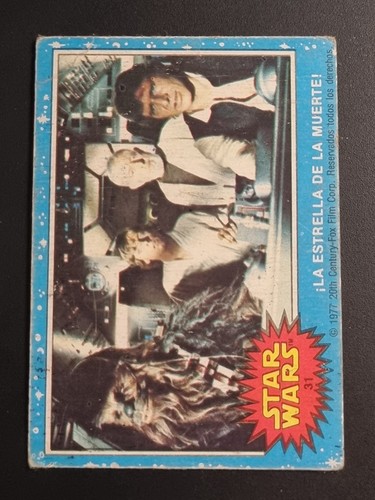 1977 Topps Mexico Star Wars #31 — Raw