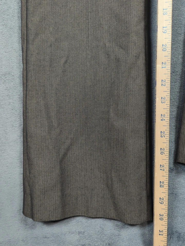 De Colección Doncaster Pantalones Espiga Marrón Taupe Vestido Pantalones Mujer 6 6p 6s Carrera Foto 4 de 4