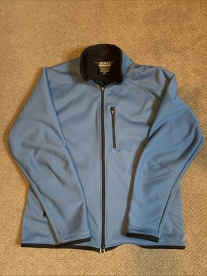 Vintage Zero Restriction Golf Full Zip Jacket Mens Large Blue