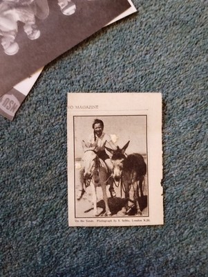 Sk265 Ephemera Buch Bild Eselritt S Sebba London