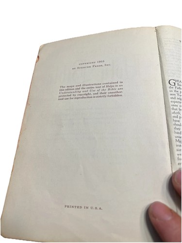 The Holy Bible- Reference Edition- Teacher's Edition-thumb Indexed - Picture 8 of 10