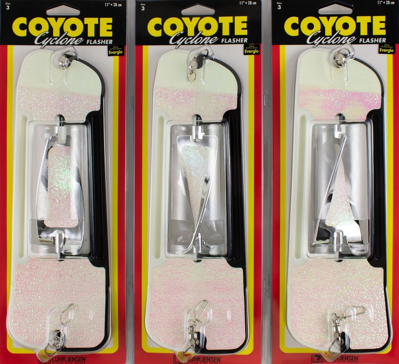(LOT OF 3) LUHR JENSEN COYOTE CYCLONE FLASHER 3 11" 5800-003-1084 CPCRCRK CP2102