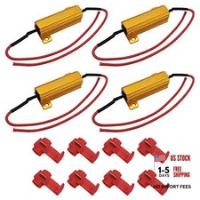 4Pcs 50W 6ohm Load Resistors - Fix LED Bulb Fast Hyper Flash Turn Signal