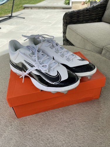 Nike Alpha Huarache Elite 4 Low MCS "weiß schwarz" Herrengröße 10,5