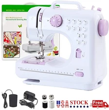 Portable Electric Sewing Machine Mini Household Sewing Machine for Beginners