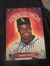 1992 Donruss Triple Play - Gallery of Stars Frank Thomas #GS-12 Autographed