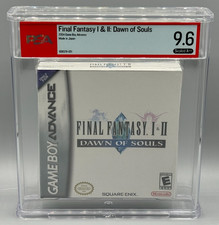 Final Fantasy I & II Dawn of Souls Nintendo Game Boy Advance New PSA 9.6 A++