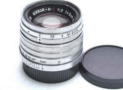 Nippon kogaku Nikkor H.C 5cm 50mm f/2 L39 MF Lens | eBay