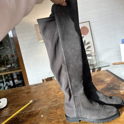 Stuart WEITZMAN City Stitch Over The Knee Women's Suede Boots. 6.5 B Perfect!!
