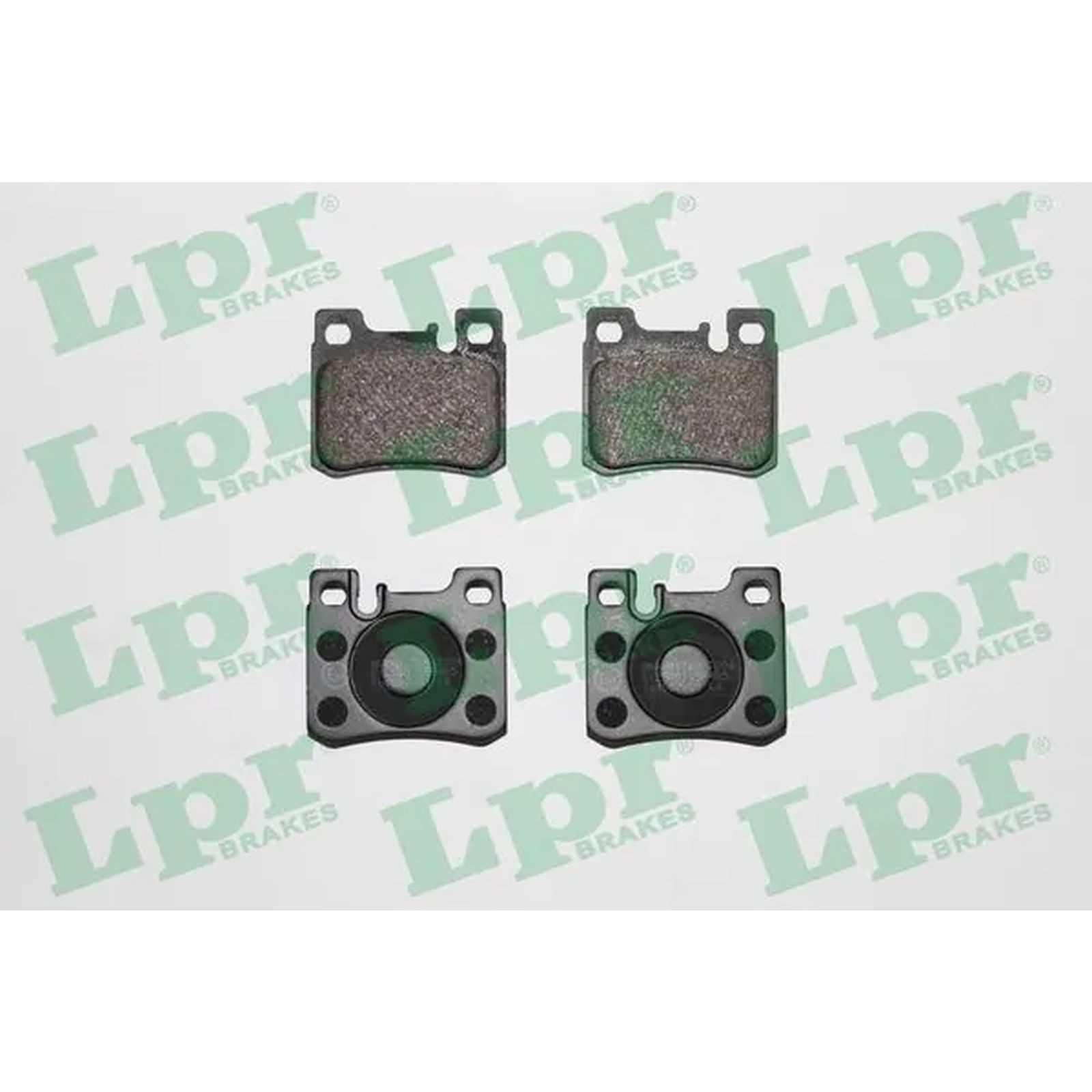 1x ORIGINAL® Lpr Bremsbelagsatz, Scheibenbremse Hinten für Mercedes-Benz