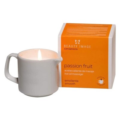 Beauty Image Passion Fruit Hot Oil Körpermassagekerze 1er Pack, grau 