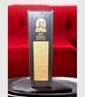Vintage Empty Jack Daniel's 1895 Replica Bottle with Original