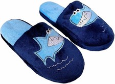 Little Boys Happy Shark Slippers House Shoes