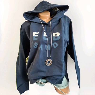Elbsand Damen Hoodie Sweatshirt Jörna Kapuzenpullover Blau M-XL
