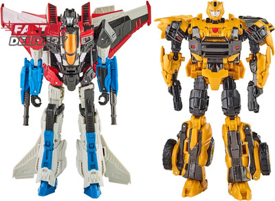 Transformers: Reactivate Video Game-Inspired Bumblebee and Starscream 2-Pack, 6.