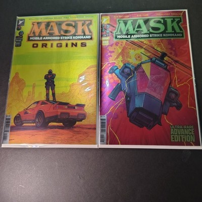 MASK Origins #1 + MASK #2 Advance Edition FOILS - Blind Bag Exclusives Image
